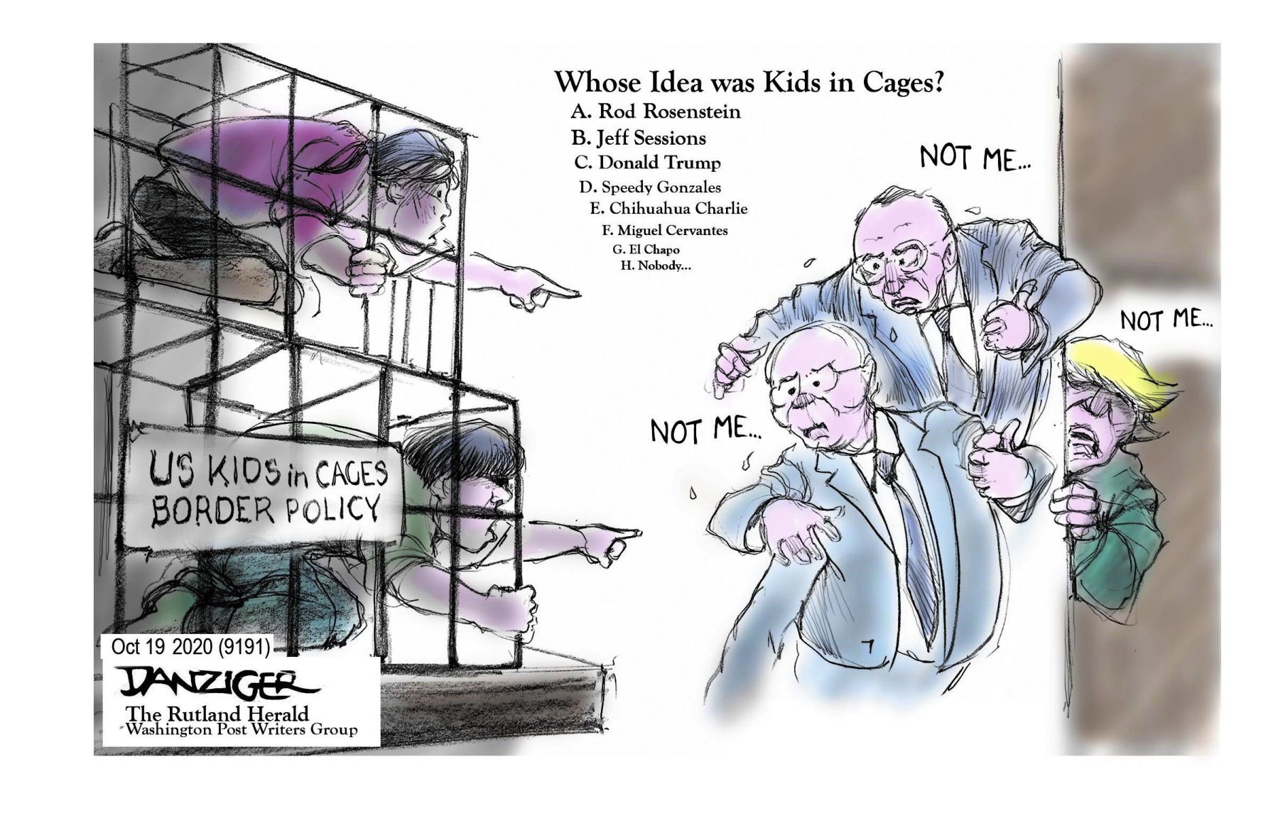 Jeff Danziger cartoon